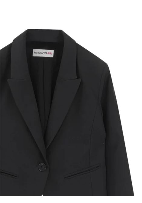 Black girl blazer jacket Patrizia Pepe | 7S0277/MANERO